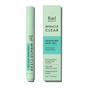 Rael Miracle Clear Succinic Acid Soothing Spot Gel - 0.14 fl oz Cica + Tea Tree